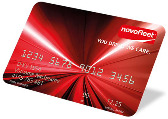 Flottenkarte vom Anbieter "Novofleet"